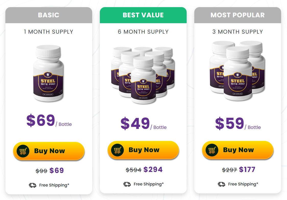 Steel Bite Pro Pricing