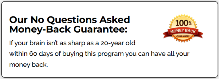 The Brain Booster Guarantee