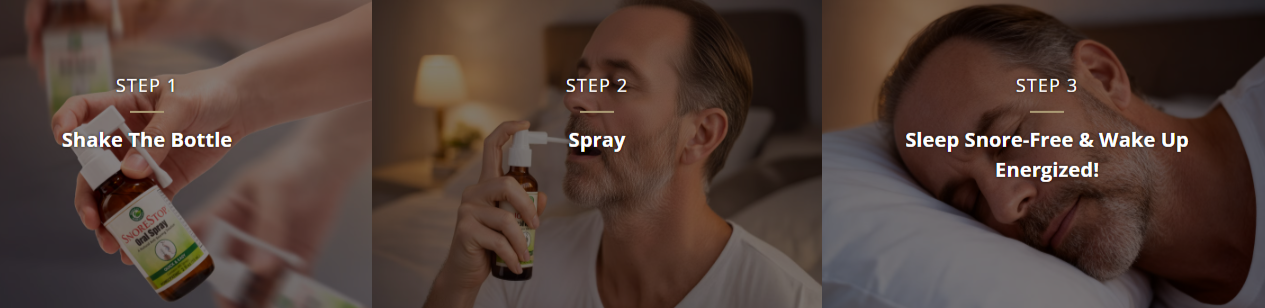 SnoreStop Throat Spray Usage